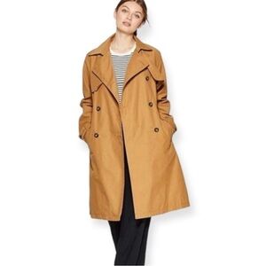 New Day by Target Camel Colored Belted Trench Coat Water resistant size XS